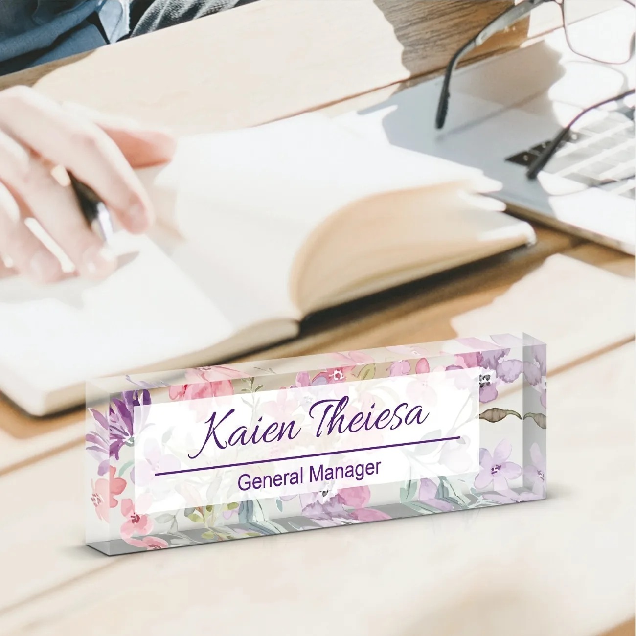 Personalized Acrylic Desk Name - Desk Name Plate のレビューと価格