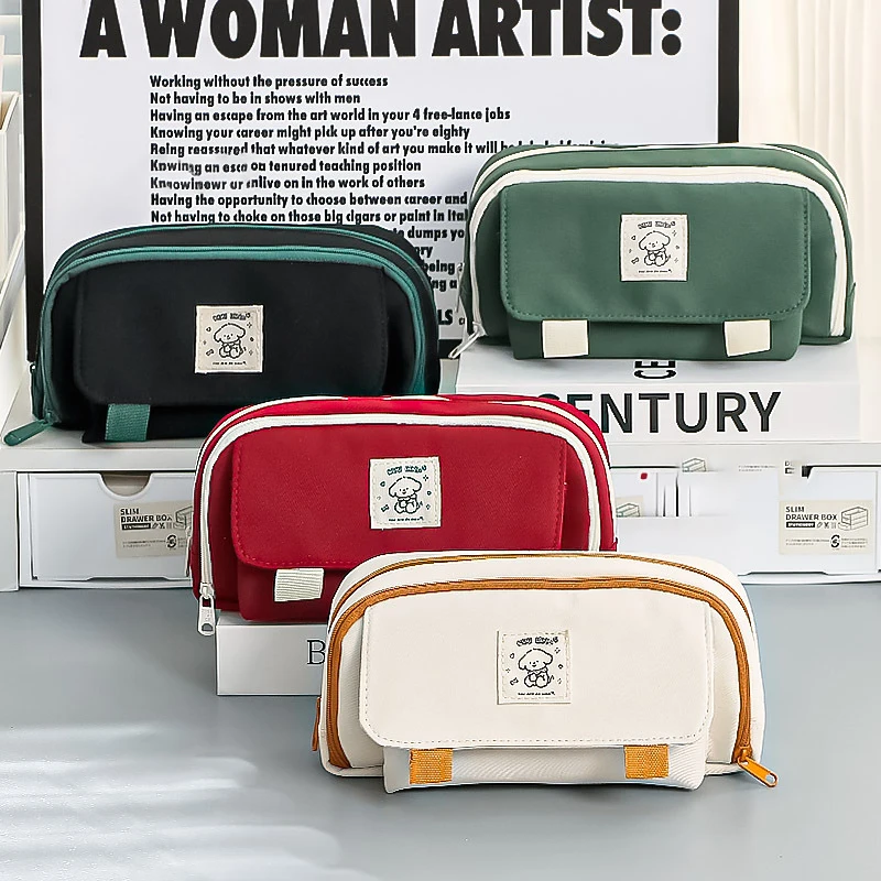 Large Capacity Pencil Case Cut - Office Supply Office Stationery Items のレビューと価格