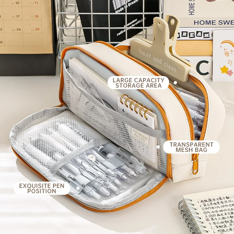 Large Capacity Pencil Case Cut - Office Supply Office Stationery Items のレビューと価格