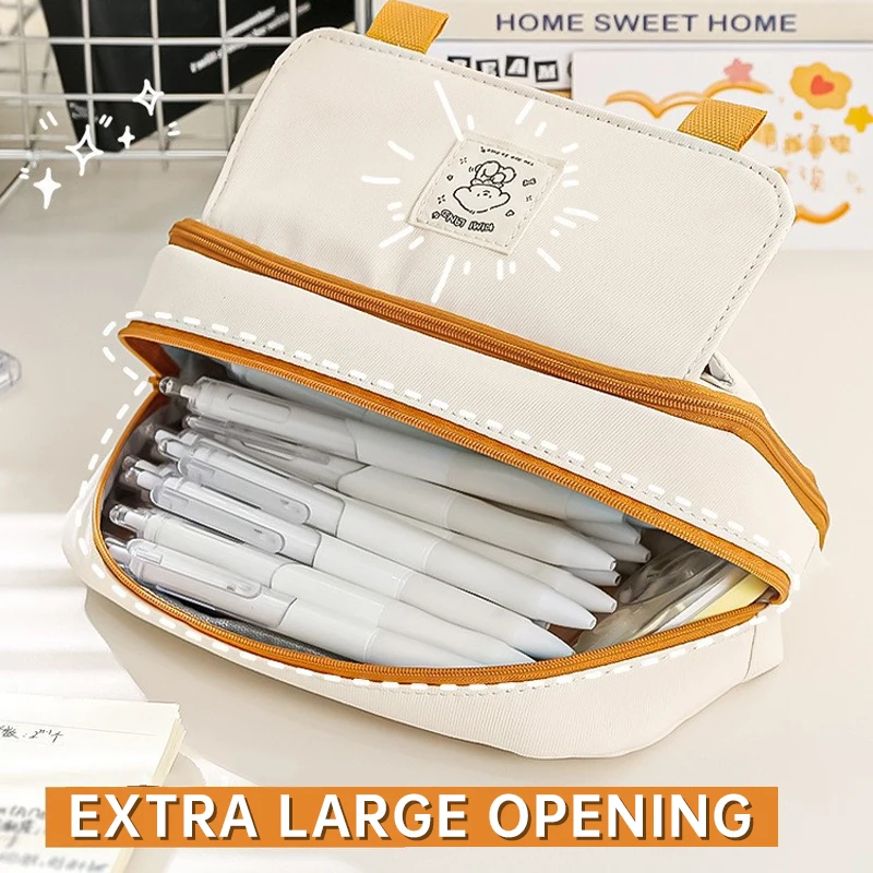 Large Capacity Pencil Case Cut - Office Supply Office Stationery Items のレビューと価格