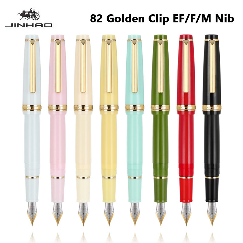 Jinhao 82 Fountain Pen Golden  - Stationery Supply Business のレビューと価格