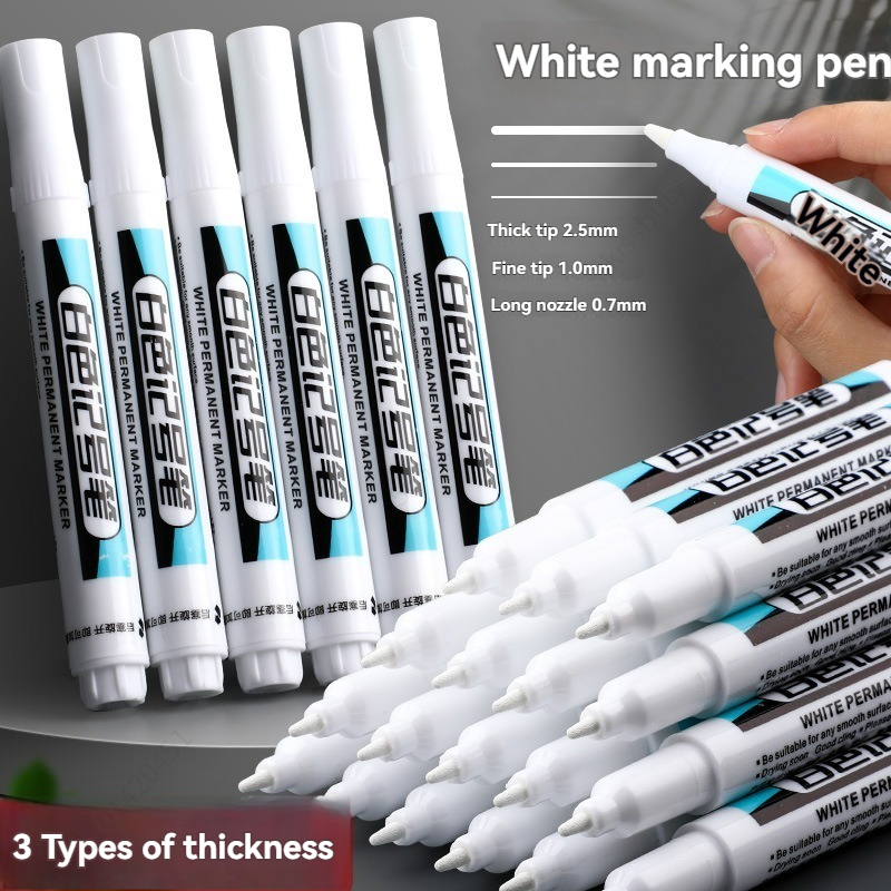 20Pcs White Ink Permanent Mark - Whiteboard Marker Set のレビューと価格