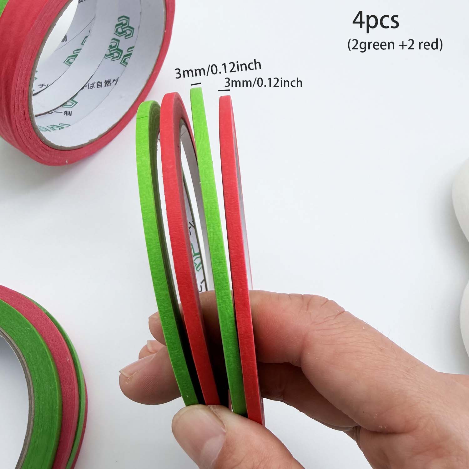 3 Pack Green Painters Tape - M - Label Printer Tape のレビューと価格