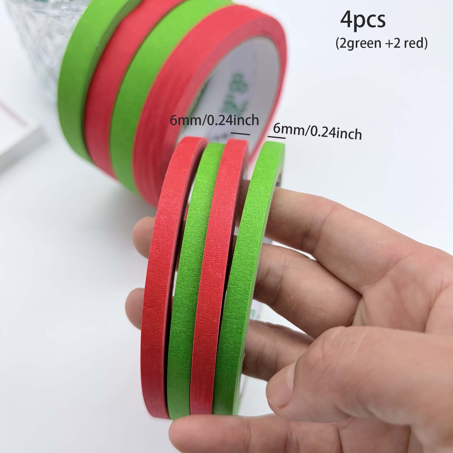 3 Pack Green Painters Tape - M - Label Printer Tape のレビューと価格