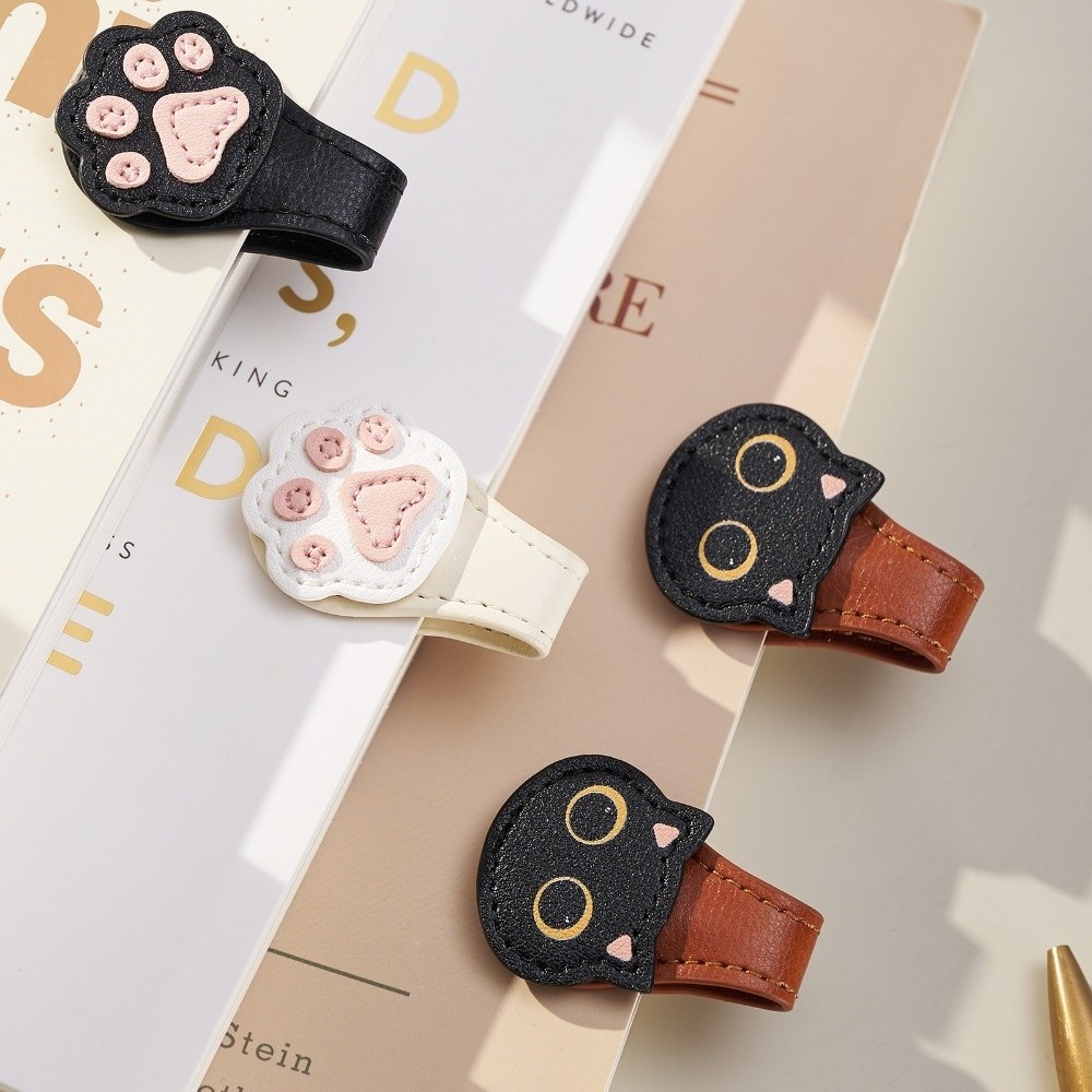 Cute PU Magnetic Page Clip Cat - Bookmark Magnetic Clip のレビューと価格