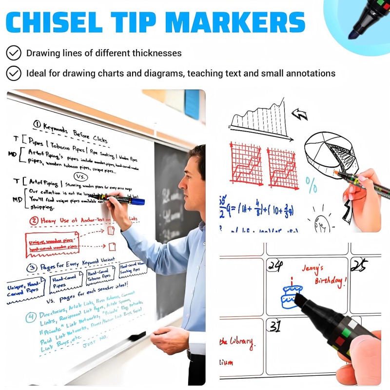 12Colors Whiteboard Marker Set - Whiteboard Marker Set のレビューと価格
