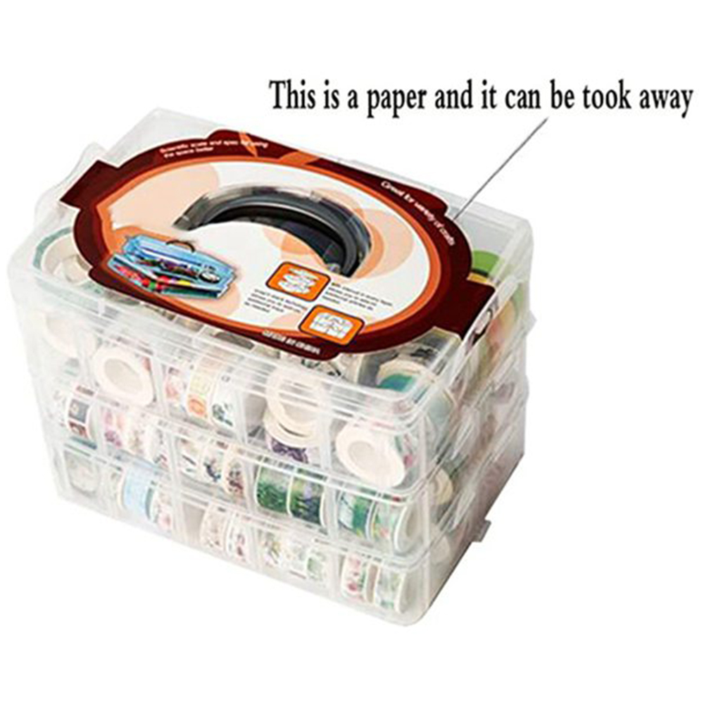 Clear 3 Layers 30 Grids Washi  - Washi Tape Set のレビューと価格