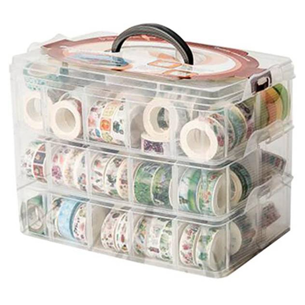 Clear 3 Layers 30 Grids Washi  - Washi Tape Set のレビューと価格