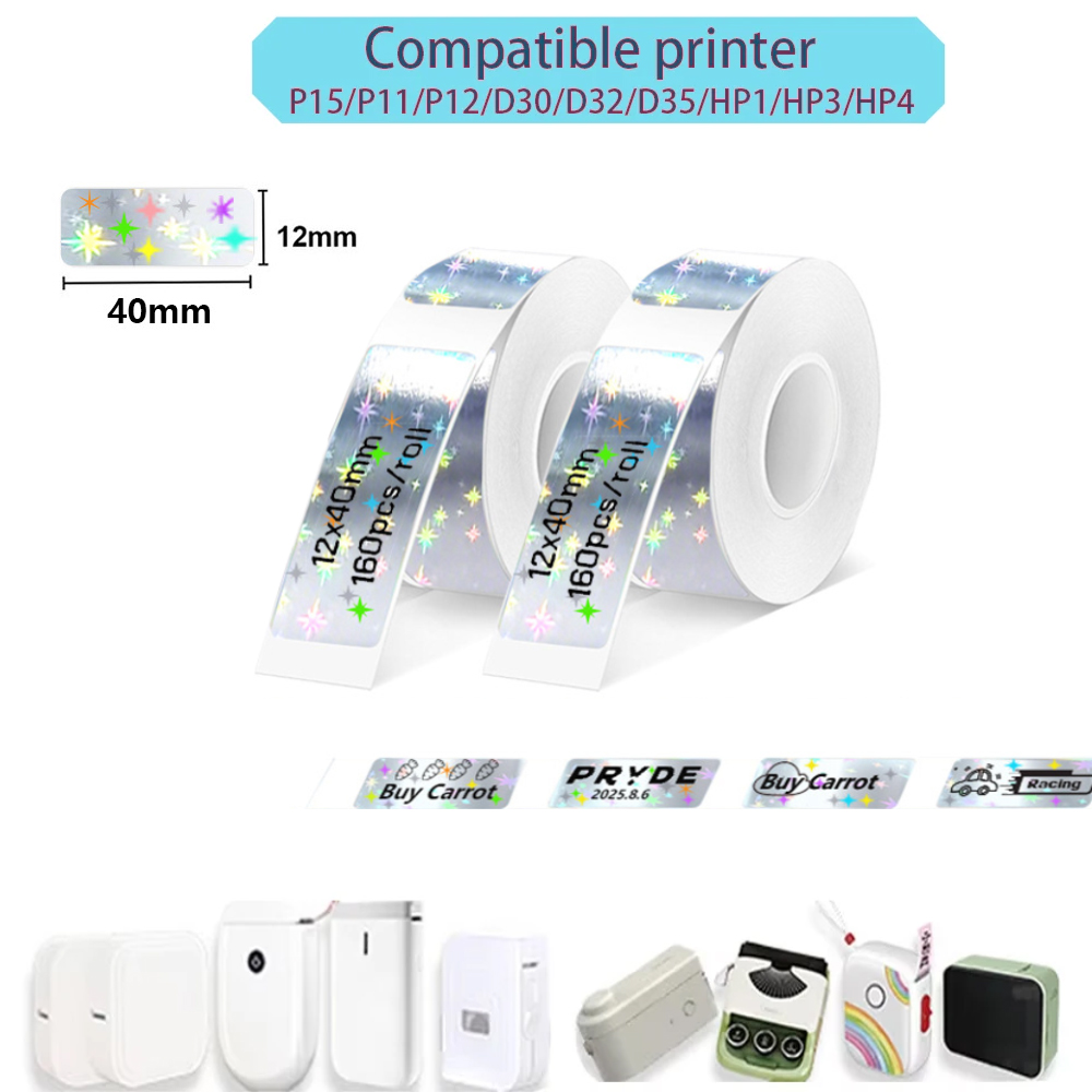 P15 Label Maker Tape Portable  - Label Printer Tape のレビューと価格