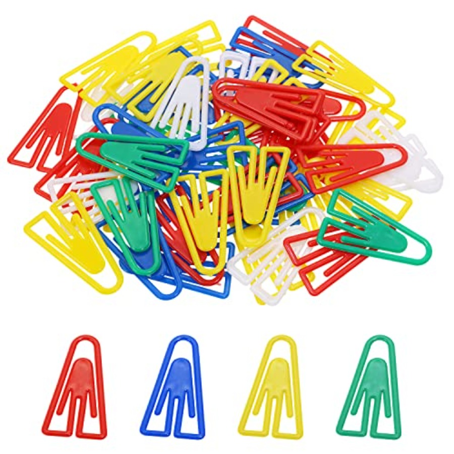 50PCS Plastic Paper Clips Book - Binding Comb Plastic のレビューと価格