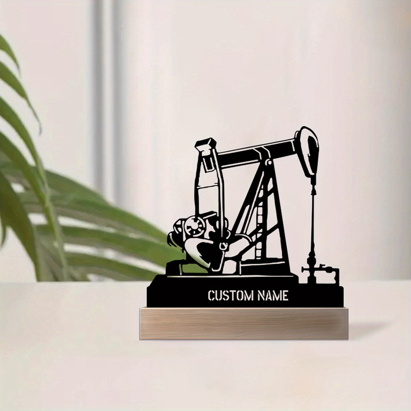 Personalized Oil Rig Desk Name - Desk Name Plate のレビューと価格
