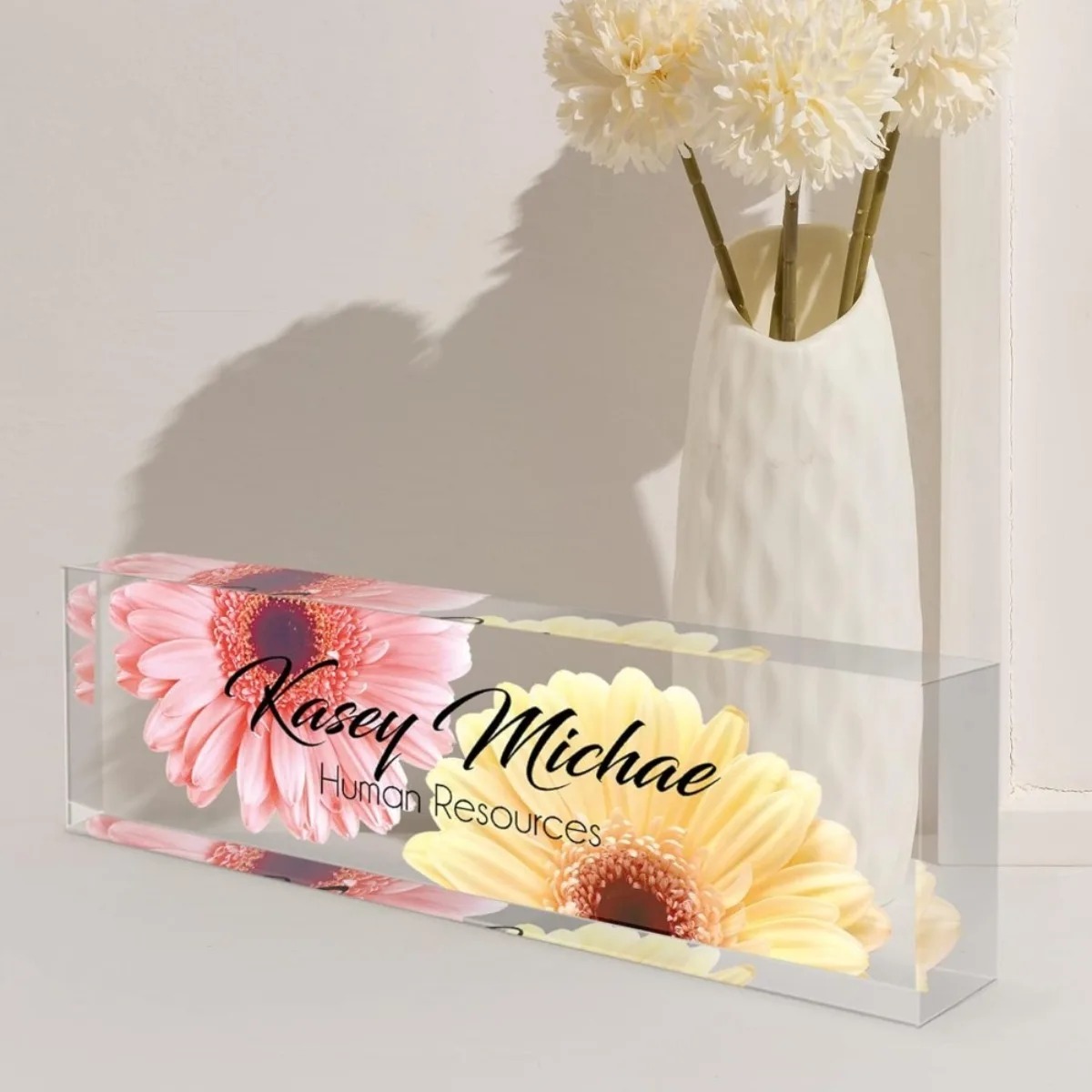 2D Flat Acrylic Desk Nameplate - Desk Name Plate のレビューと価格