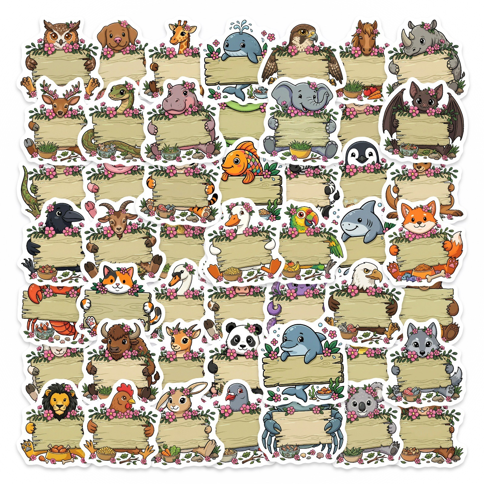 50/100Pcs HD Watercolor Forest - Paper Deal Stationery & Office Supply Kota Bharu のレビューと価格