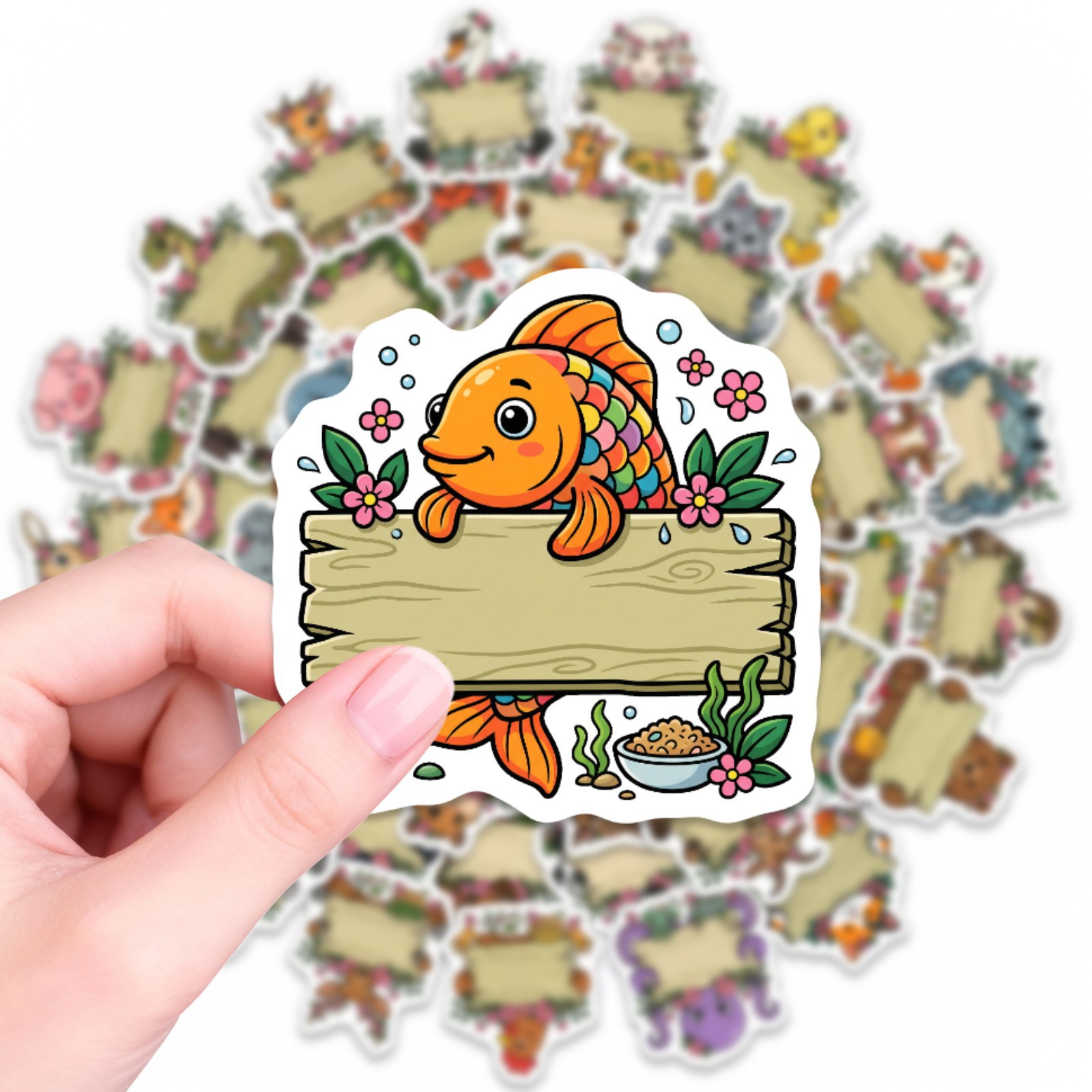 50/100Pcs HD Watercolor Forest - Paper Deal Stationery & Office Supply Kota Bharu のレビューと価格