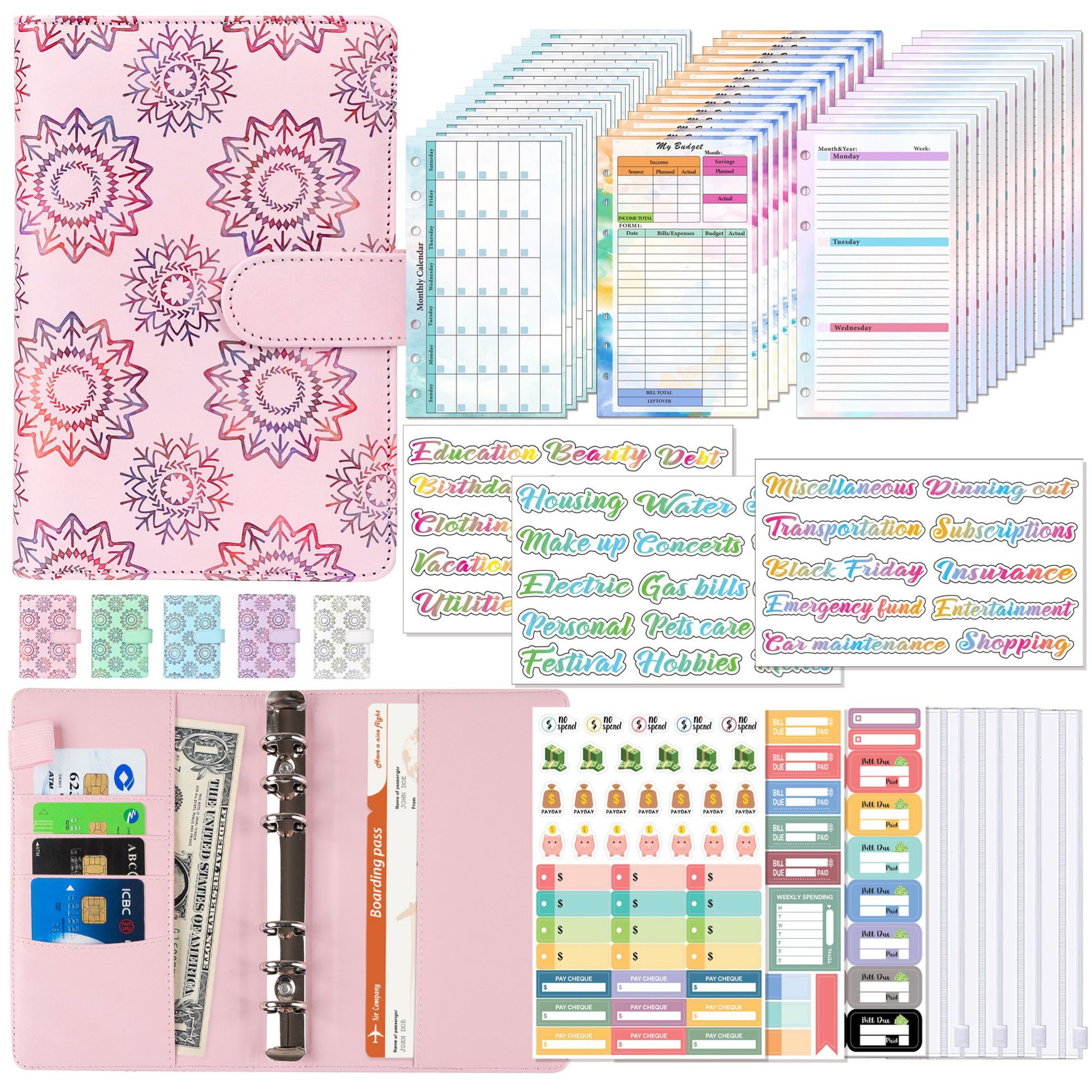 A6 Binder Budget Planner Noteb - Planner Weekly Budget のレビューと価格