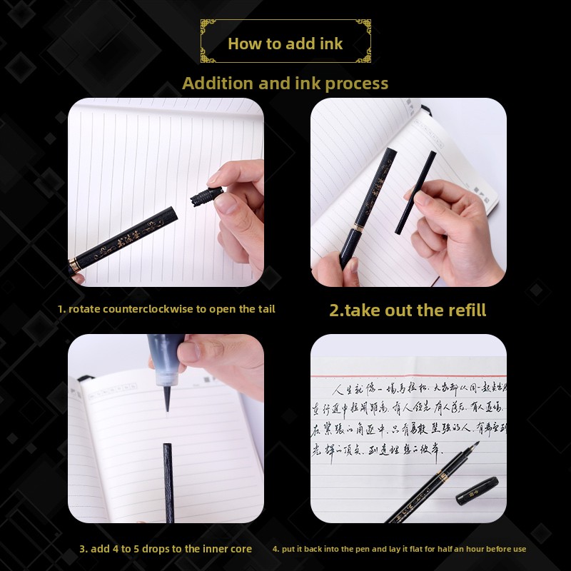 4PCS/SET Calligraphy Art Marke - Stationery Office のレビューと価格
