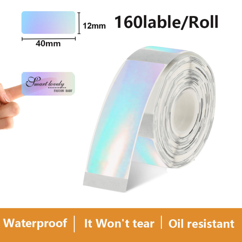 Transparent Label Sticker 12*4 - Label Printer Tape のレビューと価格