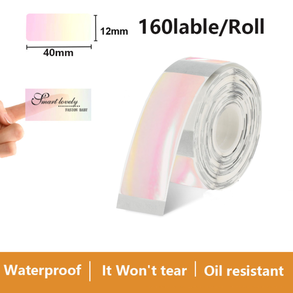 Transparent Label Sticker 12*4 - Label Printer Tape のレビューと価格