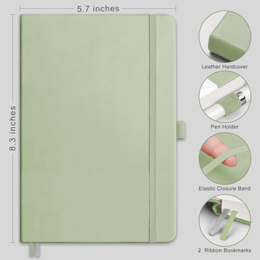 Dotted Journal Notebook, 320 N - Journal Leather Hardcover のレビューと価格