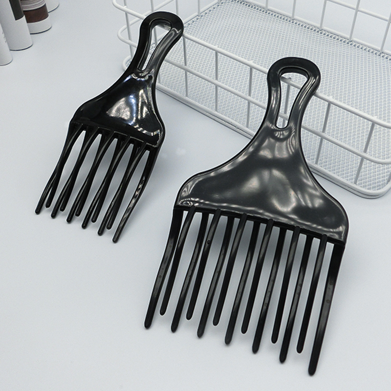 1 pc Afro Comb Wide Teeth Brus - Binding Comb Plastic のレビューと価格