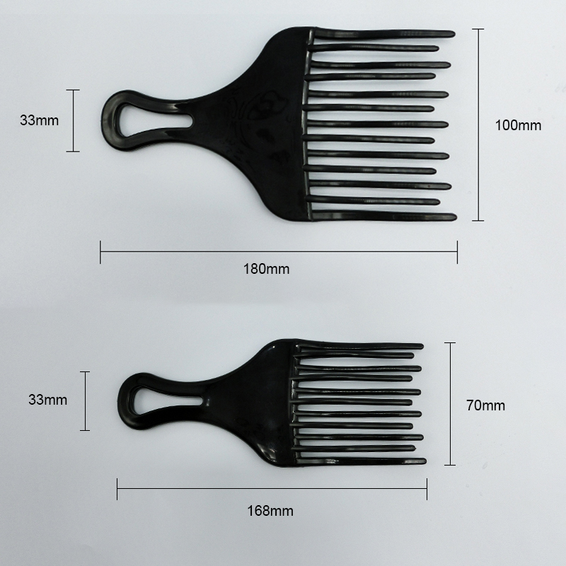1 pc Afro Comb Wide Teeth Brus - Binding Comb Plastic のレビューと価格