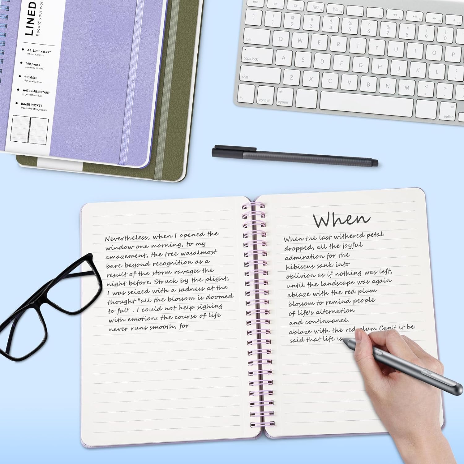 A5 Spiral Notebook, 160 Pages, - Journal Leather Hardcover のレビューと価格