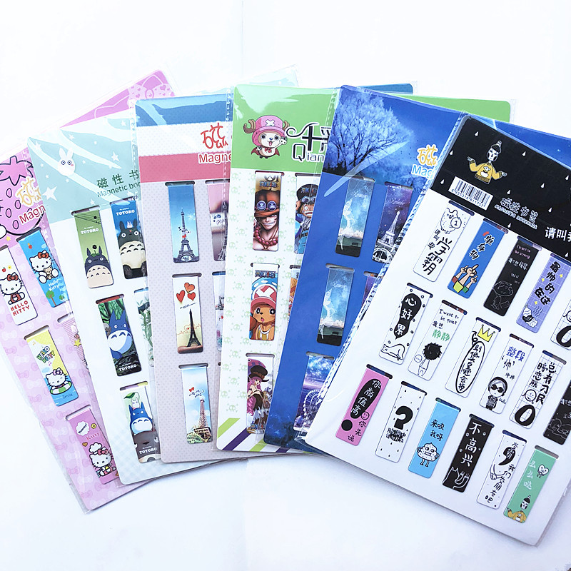 18 Pcs/Set Cat Tower Magnet Ma - Bookmark Magnetic Clip のレビューと価格