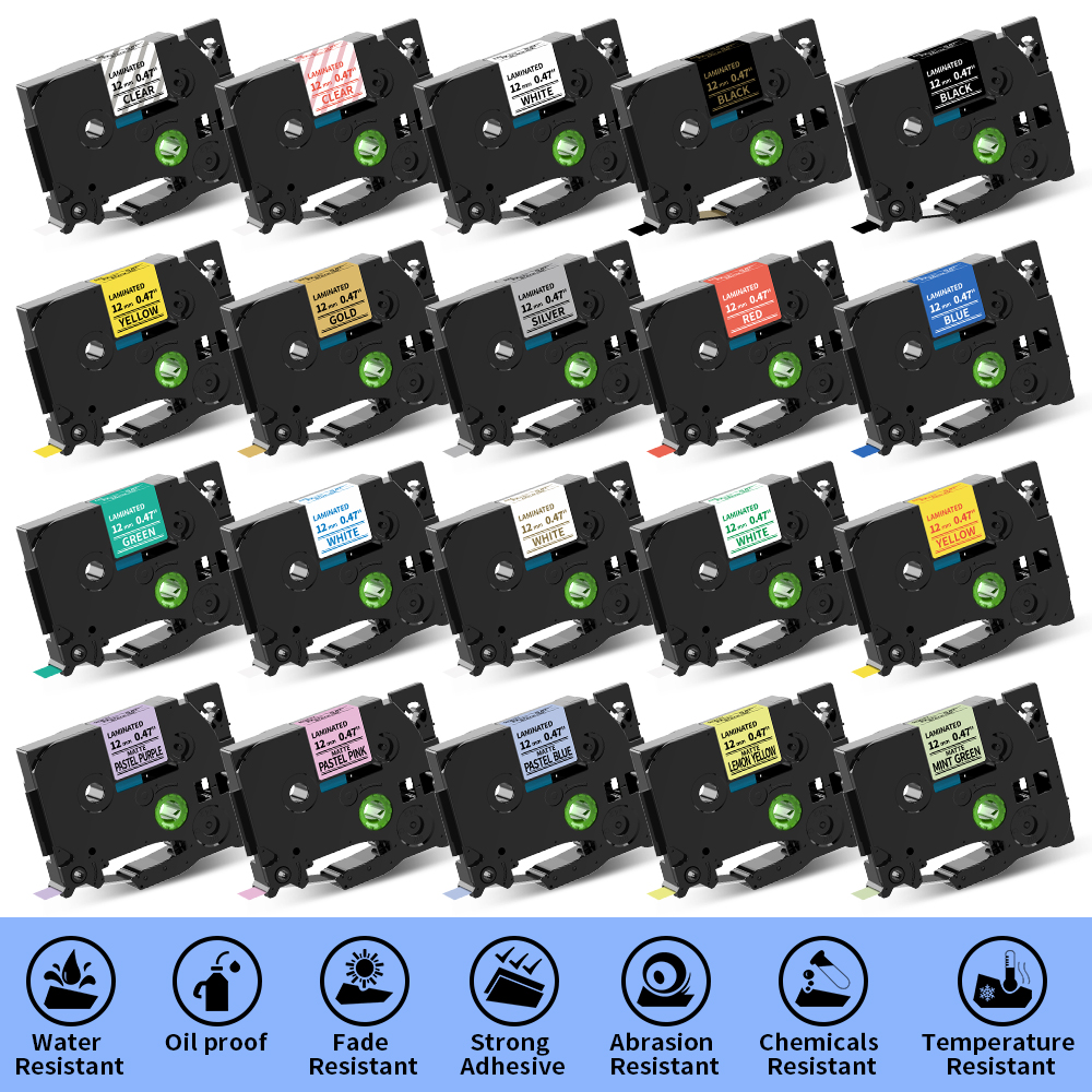 6/9/12/18/24mm for Brother Tap - Label Printer Tape のレビューと価格