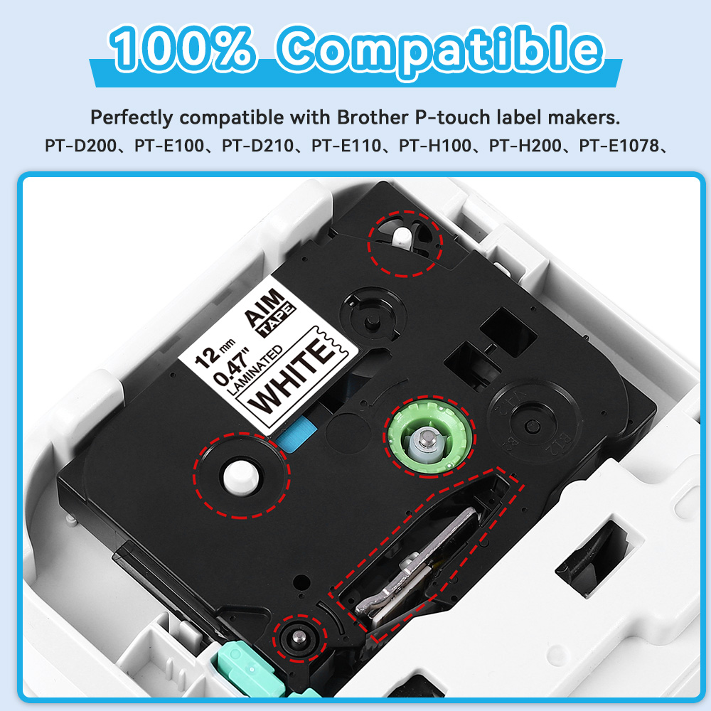 6/9/12/18/24mm for Brother Tap - Label Printer Tape のレビューと価格