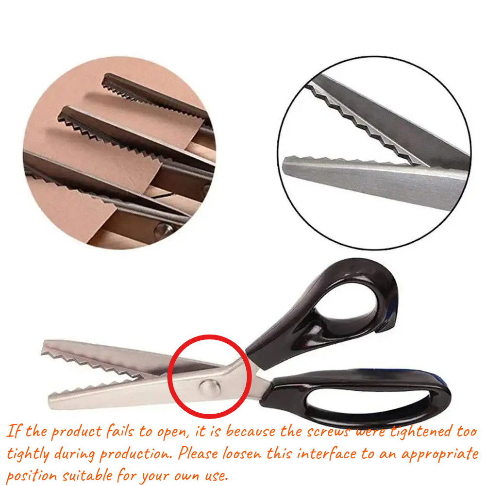 Stainless Steel Pinking Scisso - Scissors Stainless Craft のレビューと価格