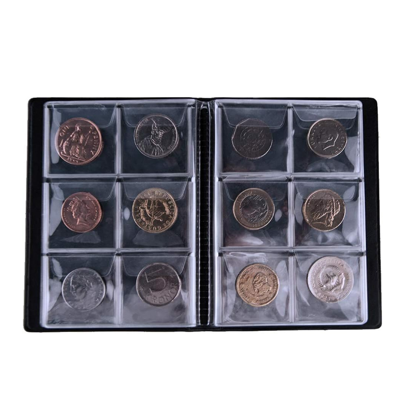 60Pocket Coin Collection Album - Binding Comb Plastic のレビューと価格