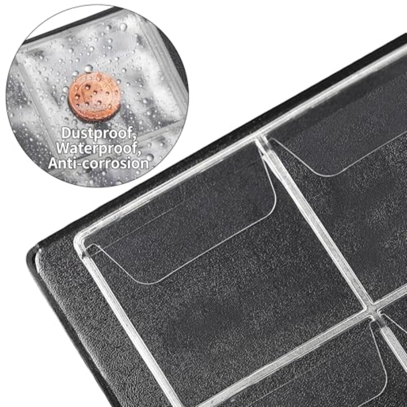 60Pocket Coin Collection Album - Binding Comb Plastic のレビューと価格
