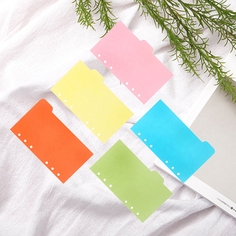 25Pcs Colored A6 Paper Divider - Index Tab Divider のレビューと価格
