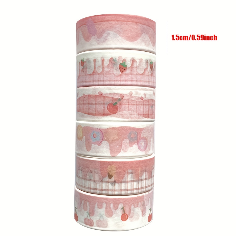 6roll/set Random Color Landsca - Washi Tape Set のレビューと価格