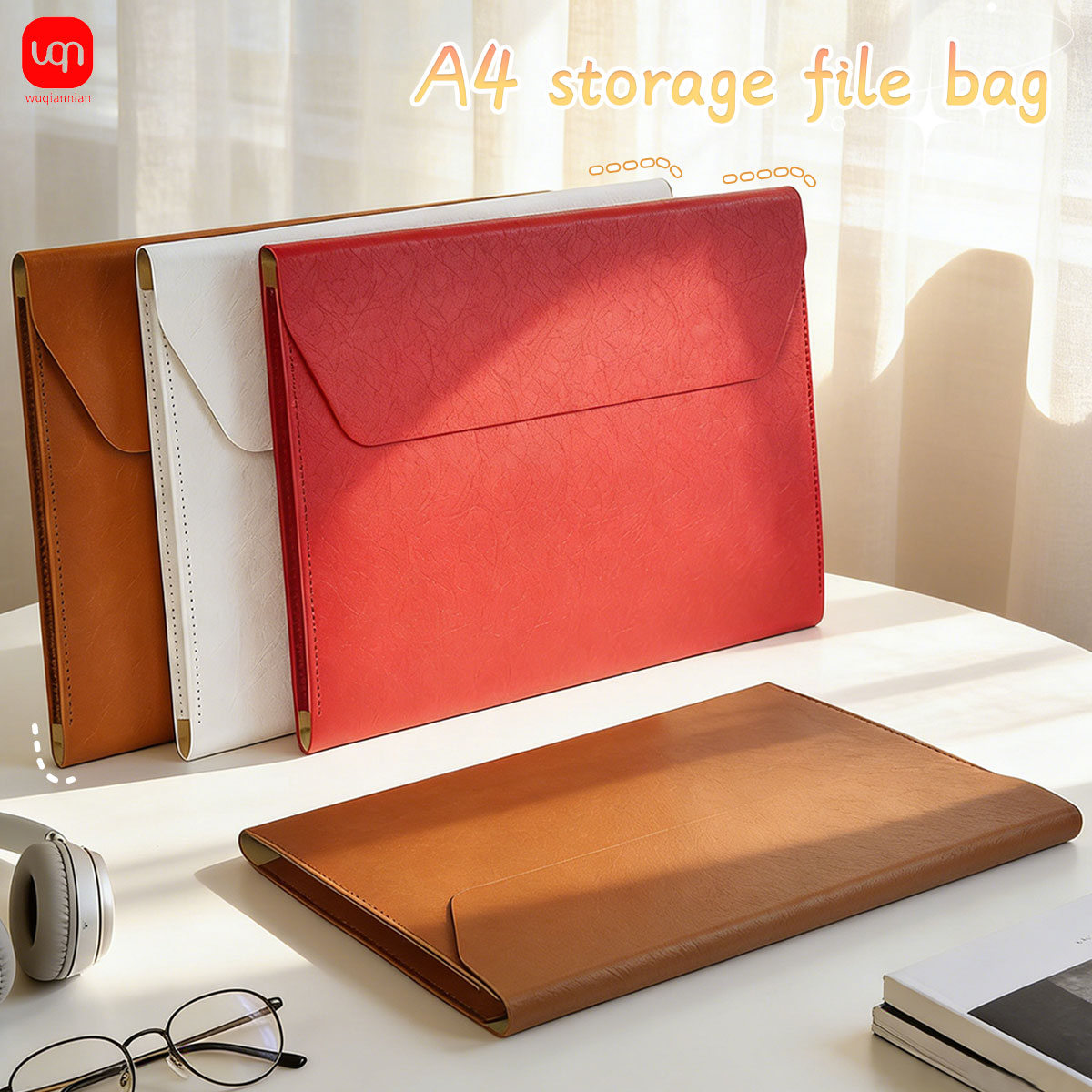 WQN-1PC A4 leather business do - Stationery Supply Business のレビューと価格