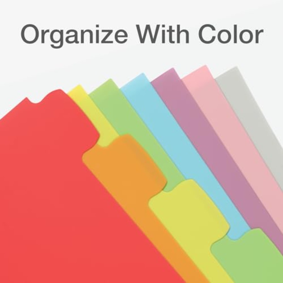 Poly Binder Dividers, 3 Hole P - Binding Comb Plastic のレビューと価格