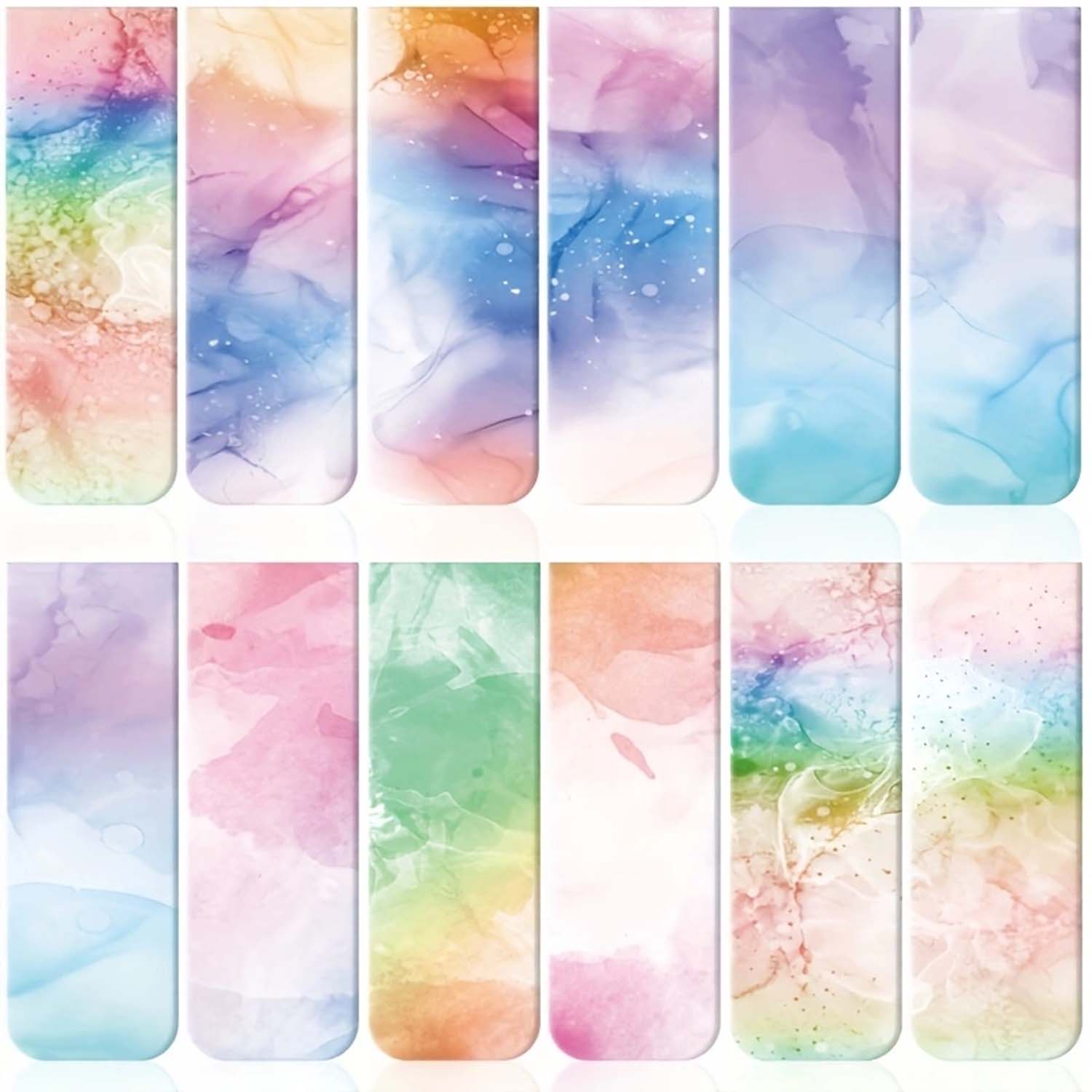 12 pcs Artistic Ink Illustrati - Bookmark Magnetic Clip のレビューと価格