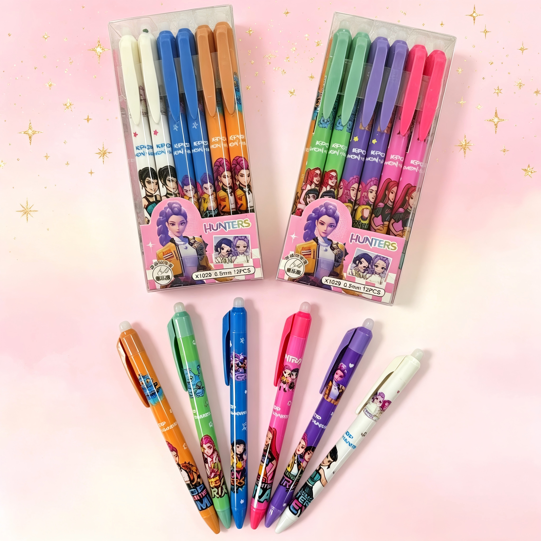 Cartoon Erasable Gel Pens Cute - Stationery Office のレビューと価格