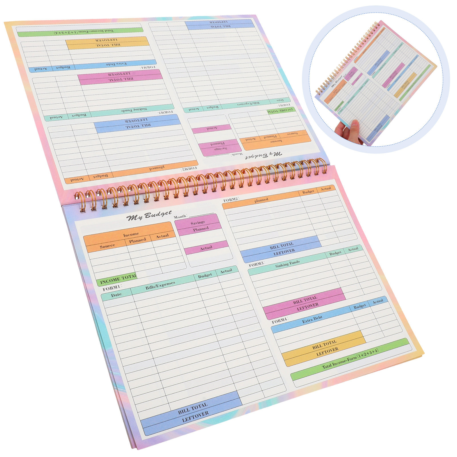 B5 Financial Ledger Book Daily - Planner Weekly Budget のレビューと価格