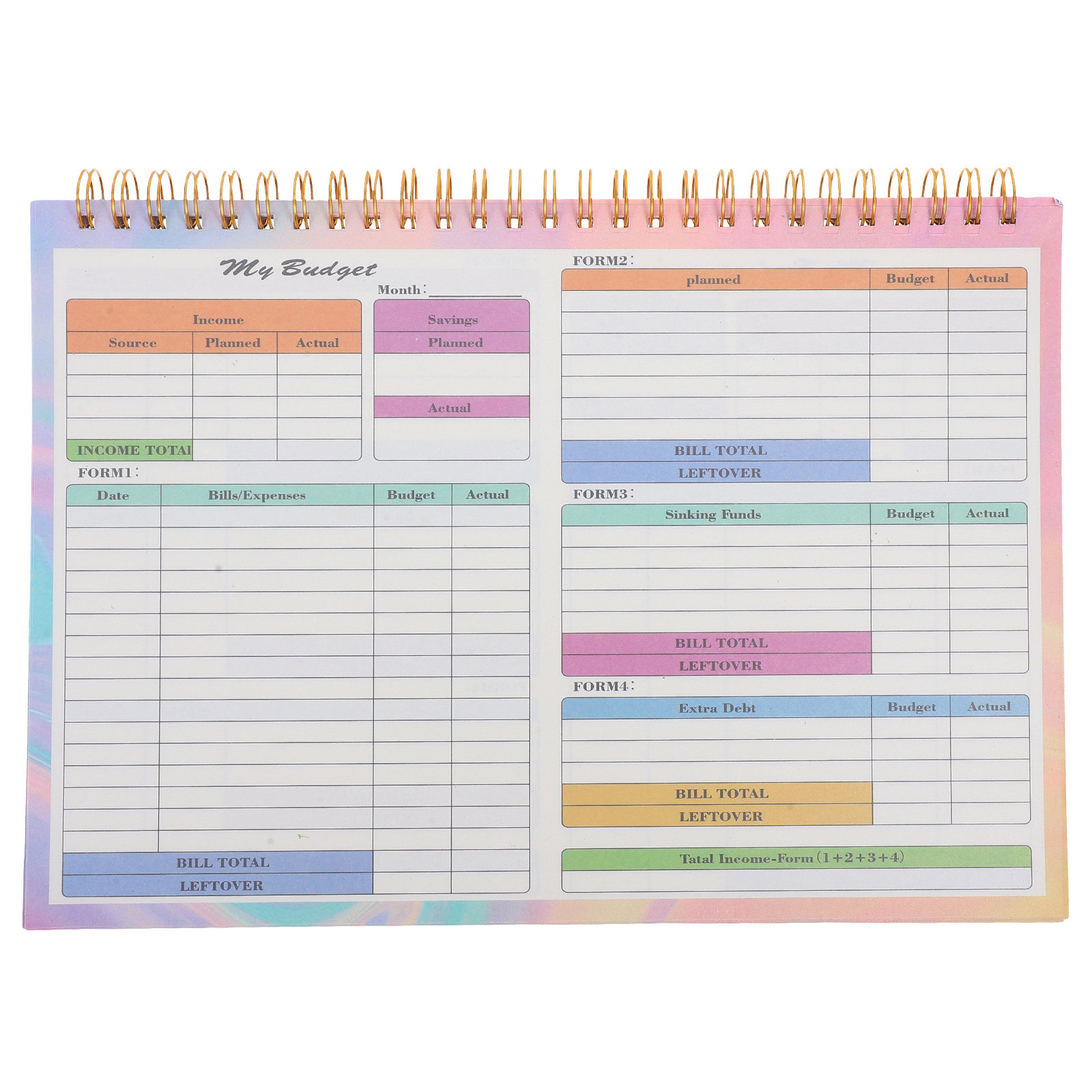 B5 Financial Ledger Book Daily - Planner Weekly Budget のレビューと価格