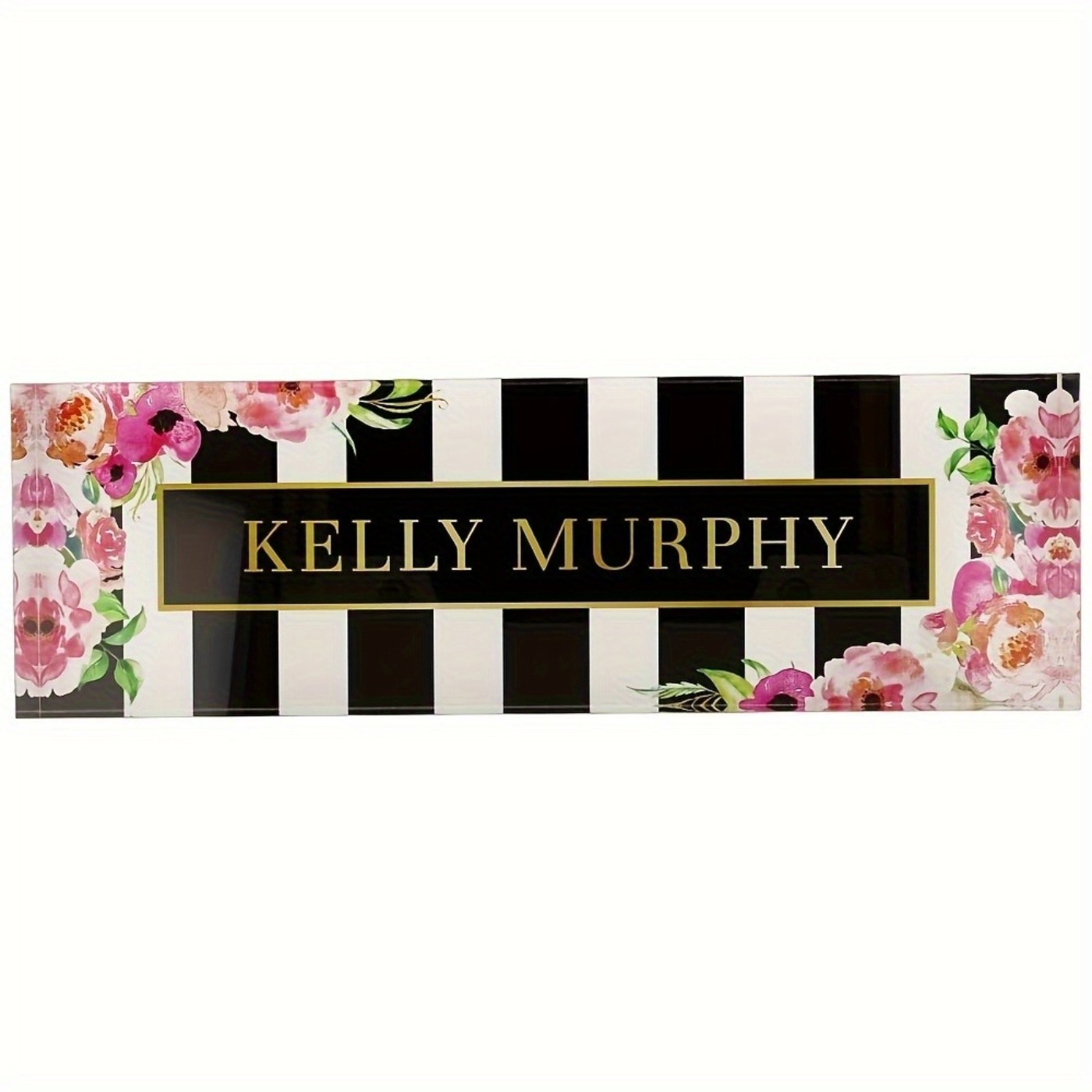 2D Flat Acrylic Nameplate, Flo - Desk Name Plate のレビューと価格