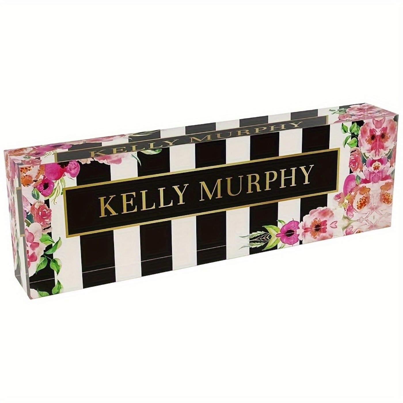 2D Flat Acrylic Nameplate, Flo - Desk Name Plate のレビューと価格