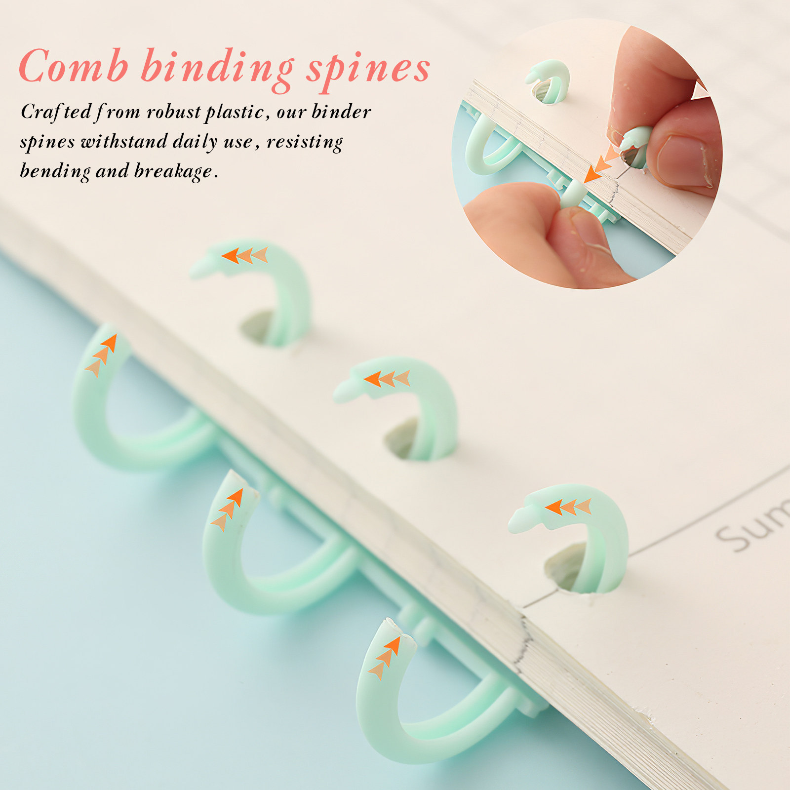 12Pcs Binding Spine Plastic Ri - Binding Comb Plastic のレビューと価格