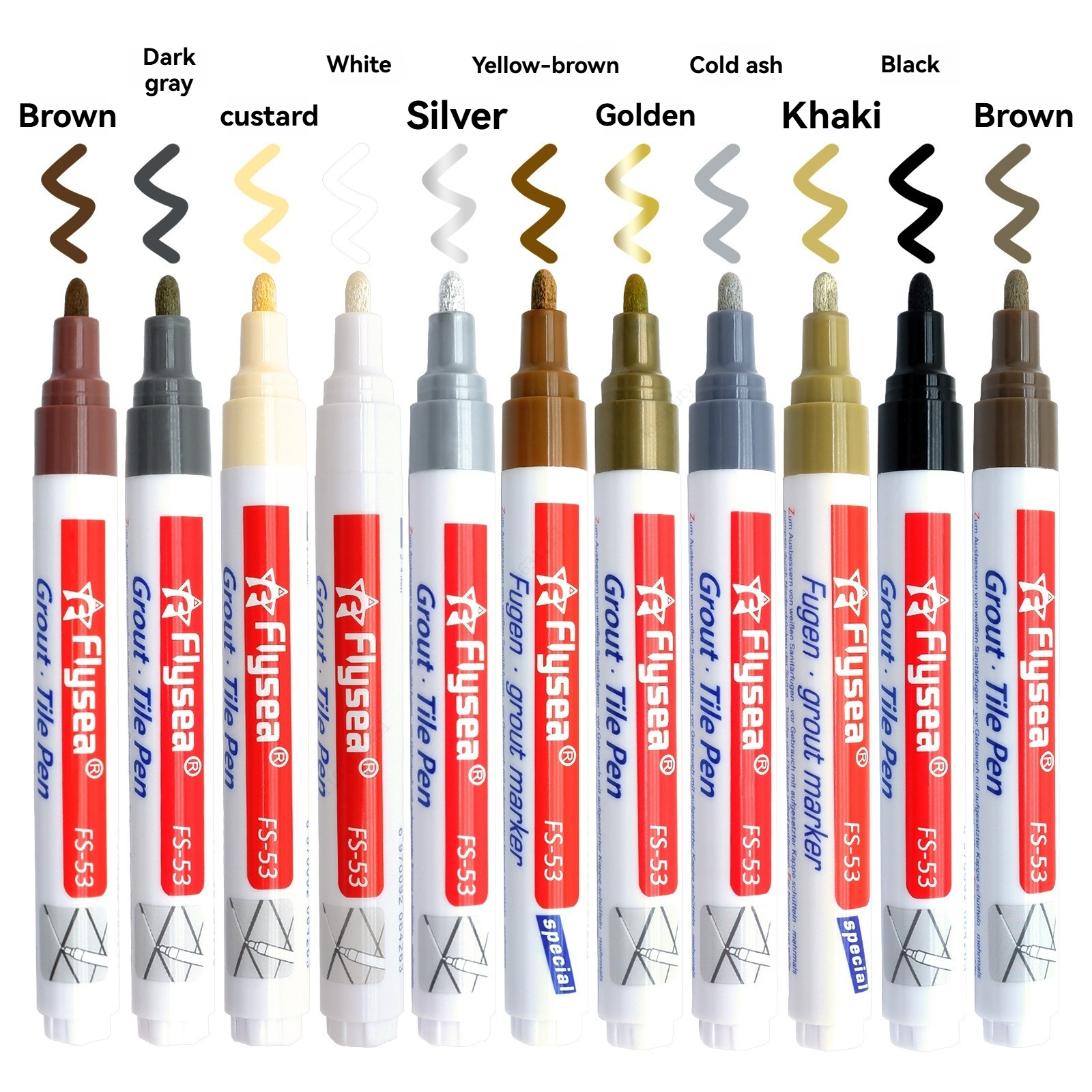 1/3/6Pcs White Waterproof Tile - Whiteboard Marker Set のレビューと価格